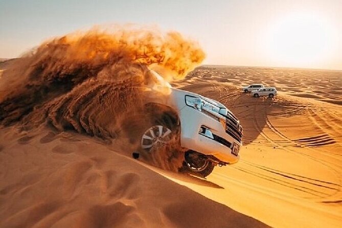 1-Hour Desert Buggy Self-Drive Adventure: Camel Ride & Sandboard - From your Dubai hotel to the Lahbab dunes