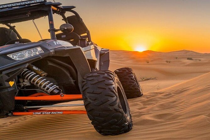 1-Hour Desert Buggy Self-Drive Adventure: Camel Ride & Sandboard - Sandboarding on the big dunes