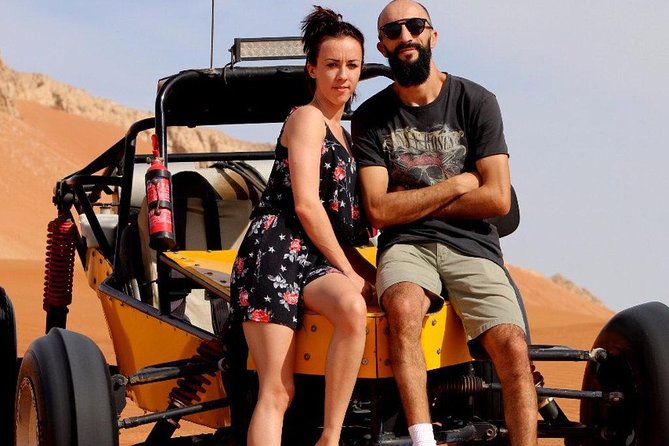 1-Hour Dune Buggy Self-Drive, Camel Ride & Sandboarding Adventure - The safety briefing and first minutes behind the wheel