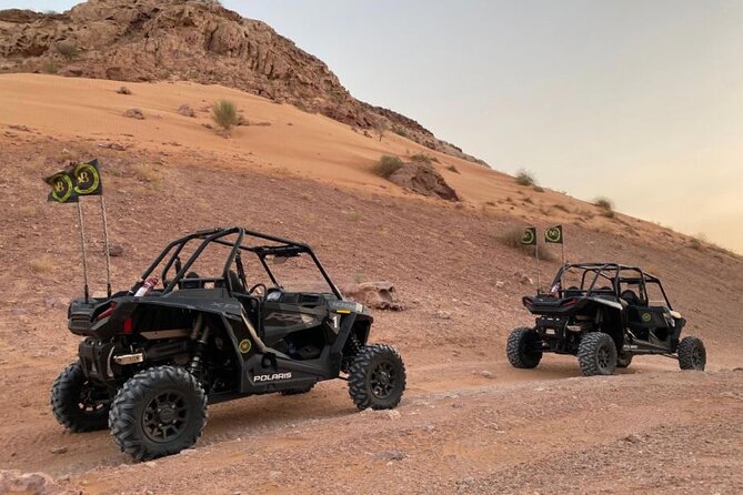 1 Hour Private Self Drive Dune Buggy and Sand boarding in Dubai - Desert Views, Sunset Stops, and Photo Breaks