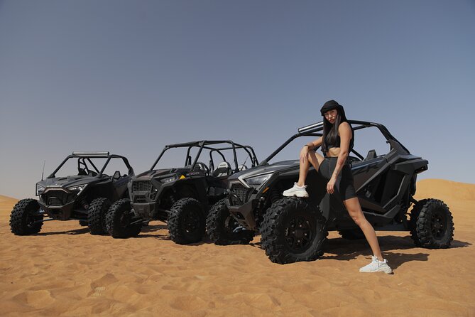 1 seater Dune Buggy Safari / In Morning - One hour behind the wheel on red desert sand