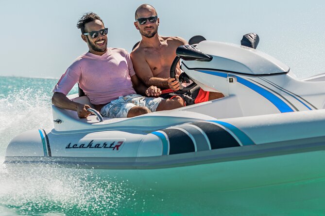 120 MINUTES Dubai Private Self-Drive SeaKart Jet Ski Boat Tour - What the $334.93 group price really buys