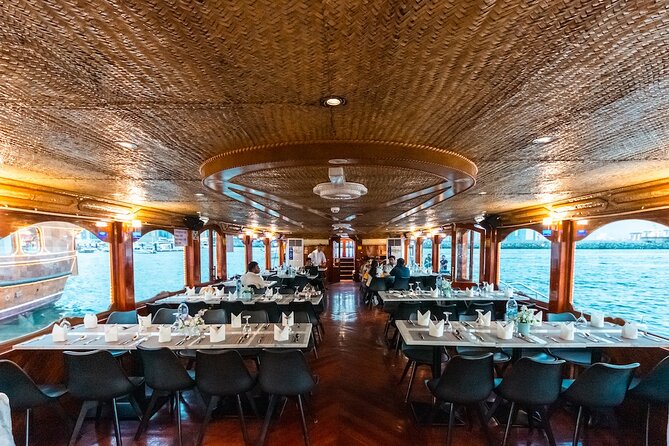 2-Hour Dubai Marina Dhow Dinner Cruise - Bluewaters Island and Ain Dubai