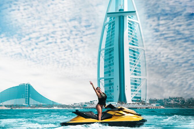 24 Karat Gold Jet Ski Adventure with Burj Khalifa View - Safety briefing, equipment, and first instructions