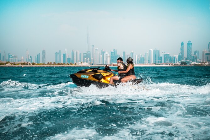 24 Karat Gold Jet Ski Adventure with Burj Khalifa View - Palm Jumeirah, Atlantis, and JBR from the sea