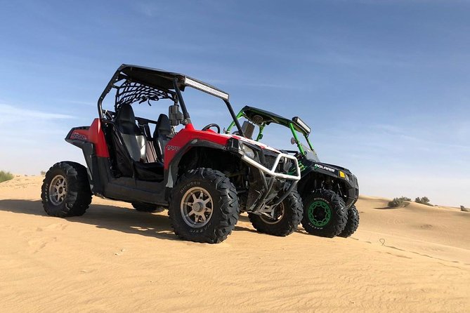 30 minutes Buggy Ride with Desert Safari included Dinner & Shows - Starting at 3:00 pm: From Dubai to the Open Desert