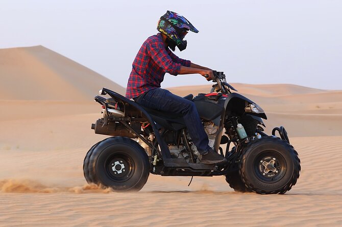 30 minutes Private Quad Bike Ride in Desert - Family Riding and Group Fun