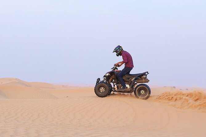 30 minutes Private Quad Bike Ride in Desert - Sunset Photos and Desert Views