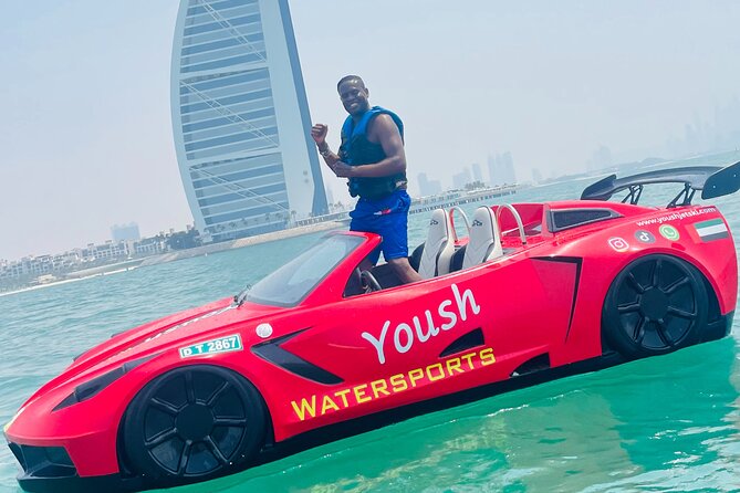30Min Jetcar Dubai with Burj Al Arab Views-Free Ice Cream - Starting at P&O Marina Port Fishing Harbor