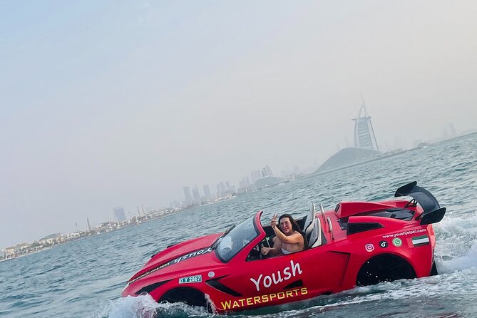 30Min Jetcar Dubai with Burj Al Arab Views-Free Ice Cream - How Much Fun Fits Into 30 Minutes