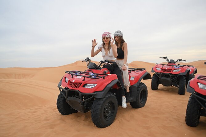 4 Hour Morning Desert Safari with Camel Ride & Sand Boarding - Reaching the Lahbab red dunes