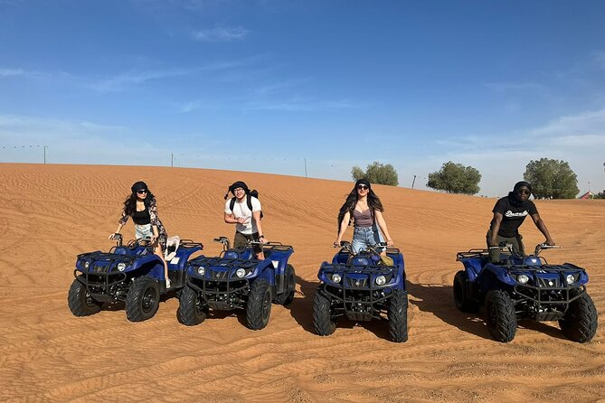4 Hours Desert Tour with Quad Bike Camel Ride & Sandboard - The 30-minute 4x4 ride across the dunes