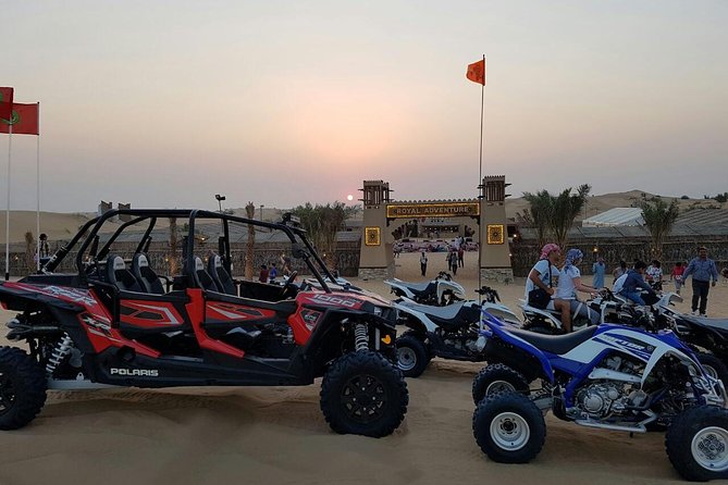 6-Hour Dubai Desert Safari with BBQ Dinner & Quad Biking - Tanoura, belly dancing, and fire shows close the evening