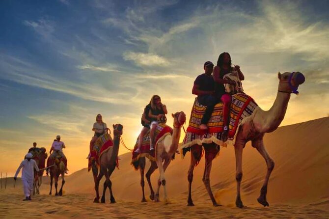 6-Hour Luxury Evening Dubai Desert Safari - BBQ Dinner Live Shows - The Bedouin camp is lively but commercial