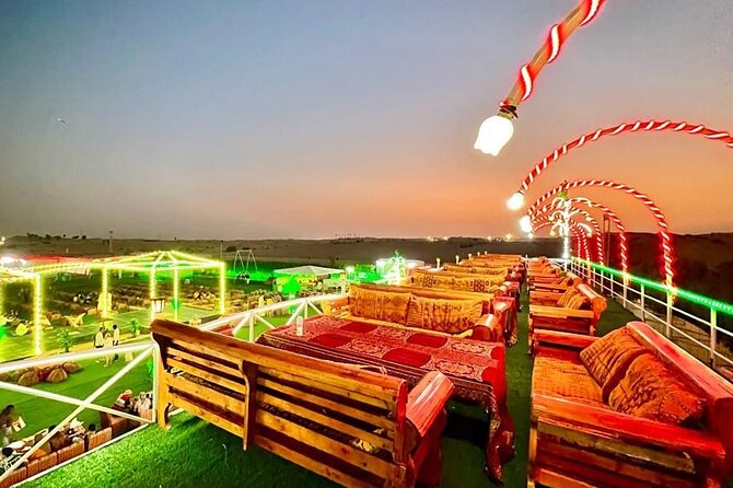 6-Hour Luxury Evening Dubai Desert Safari - BBQ Dinner Live Shows - Belly dancing, tanoura, and fire after dark