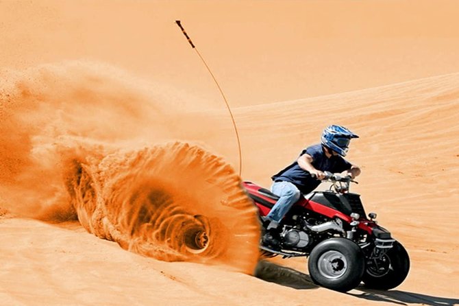 90-Minutes Quad Biking Tour From Dubai - Leaving Dubai for the sand