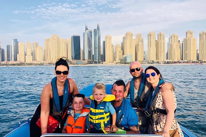 90 Minutes Speedboat Tour Dubai Marina, Burj Al Arab and Atlantis - Cruising around Palm Jumeirah