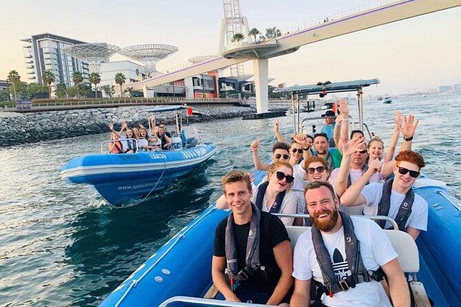 90 Minutes Speedboat Tour Dubai Marina, Burj Al Arab and Atlantis - From the canal to Ain Dubai