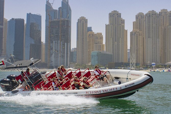 90 Minutes Speedboat Tour: Marina, Atlantis, Palm & Burj Al Arab - Palm Views and the shape of Palm Jumeirah