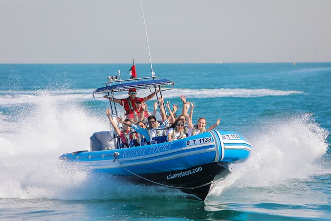90 Minutes Speedboat Tour: Marina, Atlantis, Palm & Burj Al Arab - How much speed should you expect?