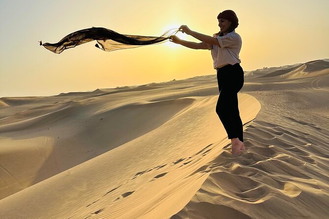 Abu Dhabi: 4x4 Desert Safari and Sandboarding. - The included 30-minute quad-bike ride