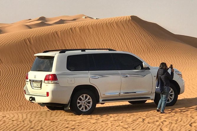 Abu Dhabi 4x4 Desert Safari BBQ Dinner , Camel Ride , Belly Dance - Arriving at the Bedouin-style camp