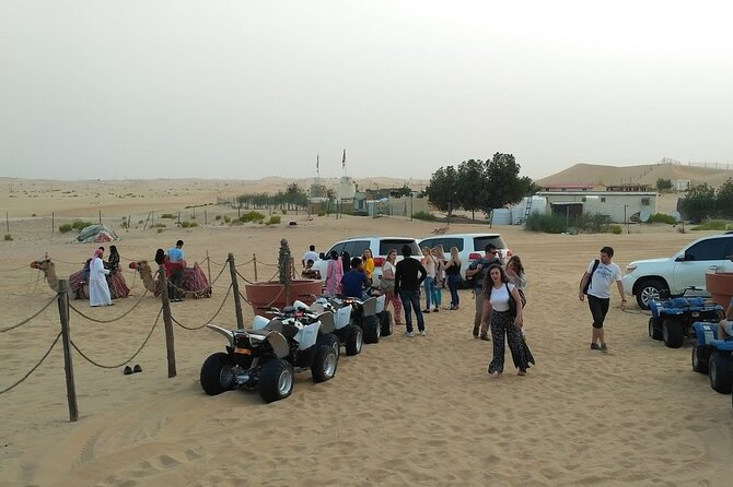 Abu Dhabi: 7-Hours Desert Safari with BBQ, Camel Ride & Sandboarding - Quad biking: worth the extra 50 AED?