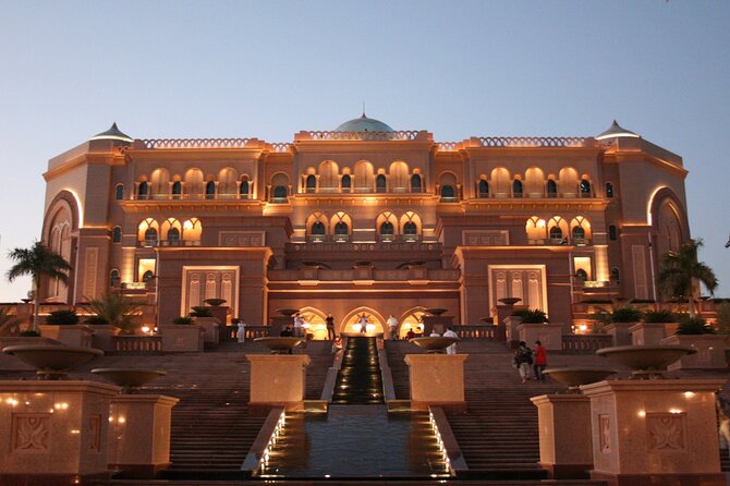 Abu Dhabi City, Sheikh Zayed Mosque & Ferrari World Tour with Transfers - A look at Emirates Palace, with an important limitation