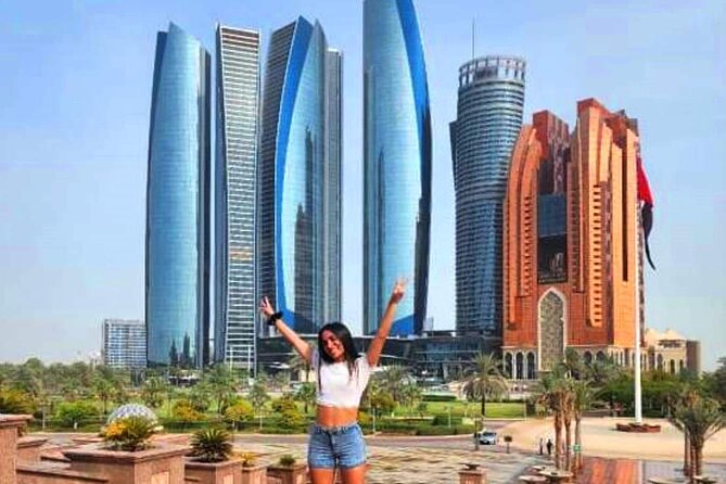 Abu Dhabi City Tour: Grand Mosque, Palace, Souk, Louvre & Ferrari - Qasr Al Watan and Qasr Al Hosn: two very different views of the city
