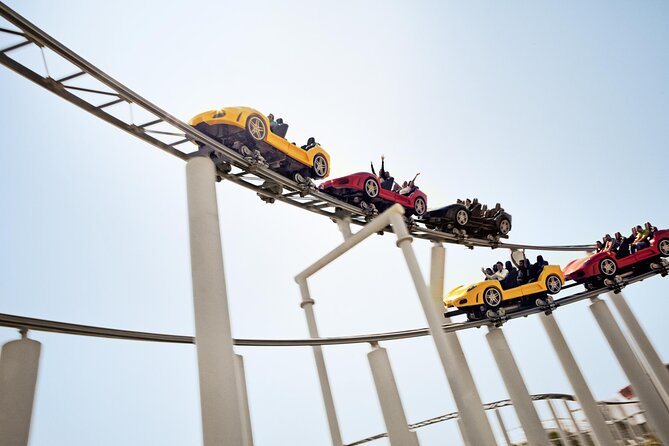 Abu Dhabi City Tour Including Ferrari World Tickets from Dubai - Ferrari World: four hours of rides and choices