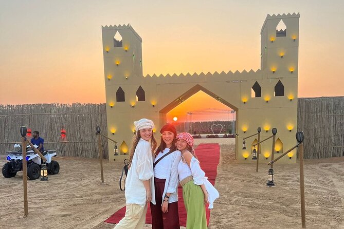 Abu Dhabi City Tour with Evening Desert Safari Hot BBQ Dinner - Camels, A Desert Sunset, And Time To Look Around