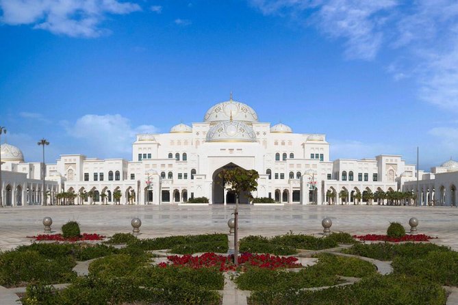 Abu Dhabi Day Tour From Dubai with Sheikh Zayed Grand Mosque - Emirates Palace and Qasr Al Watan from the road