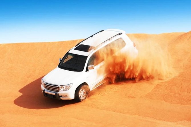 Abu Dhabi Desert Safari 4x4, BBQ Dinner, Camel Ride - From Abu Dhabi to the Al Khatim Desert