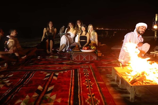 Abu Dhabi Desert Safari: Live Shows, Camel Rides & BBQ Buffet - Live shows after dark
