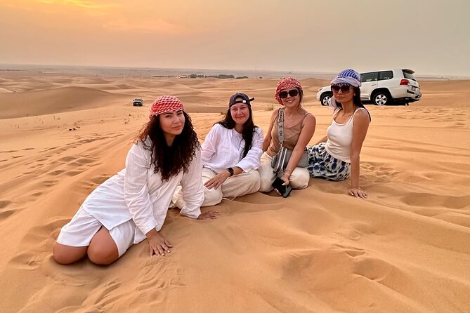 Abu Dhabi Desert Safari Tour with Shows & Buffet Dinner - Adventure Gate Camp and the first hour