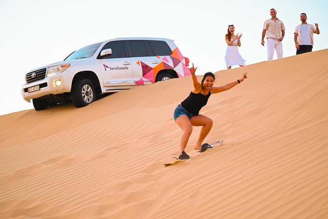 Abu Dhabi Evening Desert Safari - Private car Dune bashing & BBQ - The private-tour value at $495