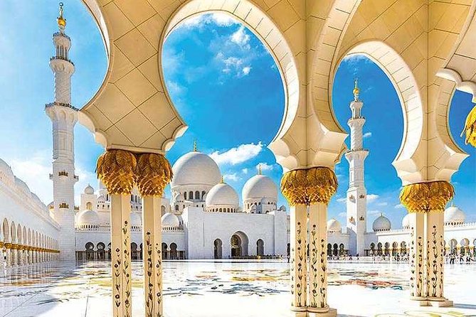 Abu Dhabi Grand Mosque and Heritage Village Day Trip from Dubai - Clothing, food, booking, and cancellation details