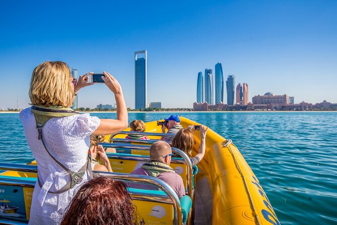Abu Dhabi Guided Sightseeing Boat Tours - Al Lulu Island and the open-water run