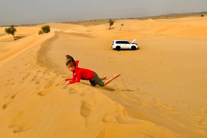 Abu Dhabi Morning Desert Safari,Dune Bashing,Sandboarding,Camel Riding&Quad Bike - The 10-minute quad-bike session