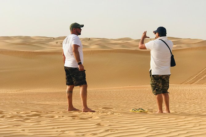 Abu Dhabi Morning Desert Safari,Dune Bashing,Sandboarding,Camel Riding&Quad Bike - Morning pickup and the run beyond Abu Dhabi