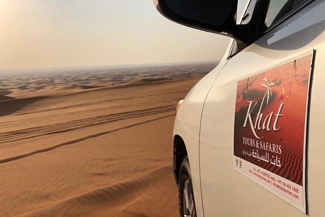 Abu Dhabi morning desert safari - Private car - Photo stops, camels, and small surprises