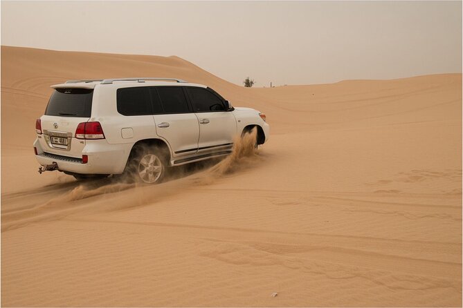 Abu Dhabi morning desert safari - Private car - What happens after the tires are deflated