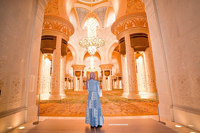 Abu Dhabi Sightseeing Tour: Sheikh Zayed Mosque, Heritage Village & Dates Market - Transport, guides, and the value of $48.60