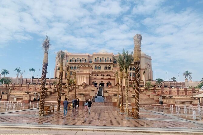 Abu Dhabi Tour Grand Mosque Emirates Palace Heritage Village - Al Bateen, royal residences, and Etihad Towers