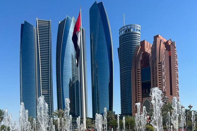 Abu Dhabi Tour Grand Mosque Heritage Village Emirates Palace - Etihad Towers and a famous film location