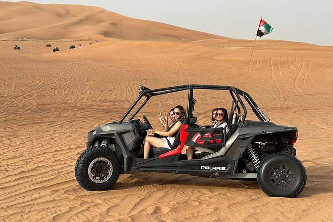 Adrenaline combo : Desert activities + ATV or Quad bike option - Leaving Dubai in a six-seat 4x4