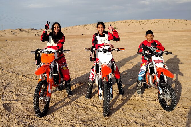 Adult Desert Motorbike Training in Dubai - Getting Comfortable With The Motorbike