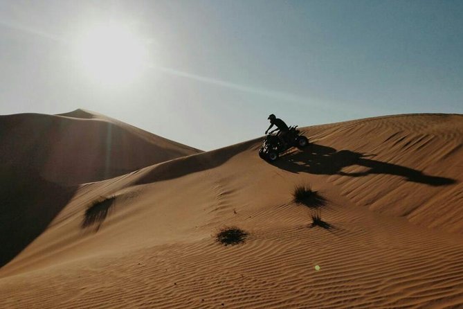 Adventure quad bike tour ( 2 hour private quad biking to deep desert ) - Leaving Dubai for the Al Faqa dunes