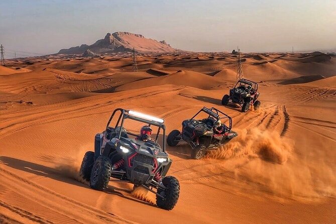 Adventurous Red Dune Desert Safari Deal with Quad Bike,Shows &BBQ - From Dubai streets to Lahbab’s red dunes