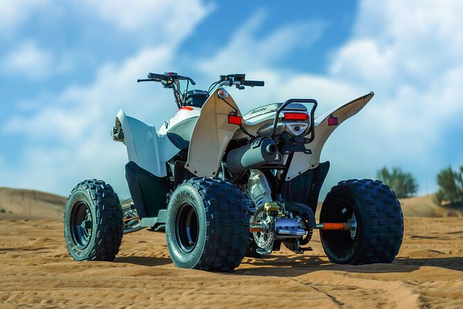 AEON 200/400CC Single seater Quad Bike self drive to open desert - Arriving at Nazwa Road and getting ready